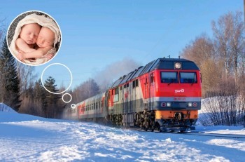 Девушка родила двойню прямо в вагоне поезда "Котлас-Архангельск" 