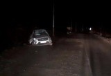 Два человека пострадали в пьяной аварии с фонарным столбом под Котласом