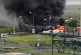 В Северодвинске сегодня утром сгорел рейсовый автобус (ВИДЕО)