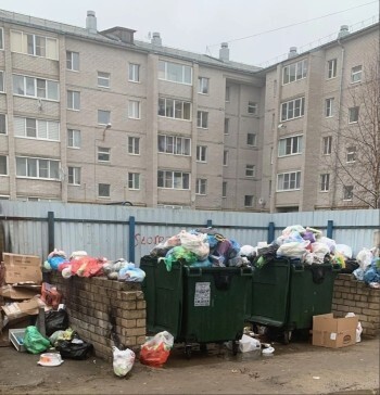 Новый перевозчик бытовых отходов не справляется с вывозом мусора в Коряжме и Котласе