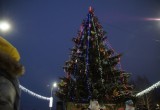 В Коряжме сегодня зажглась огнями главная новогодняя елка