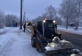 Архангельск борется со снегом: дороги и тротуары очищает Мезенское дорожное управление