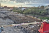 Архангельск проснулся под шум стройки: на аварийной эстакаде стартовал ремонт